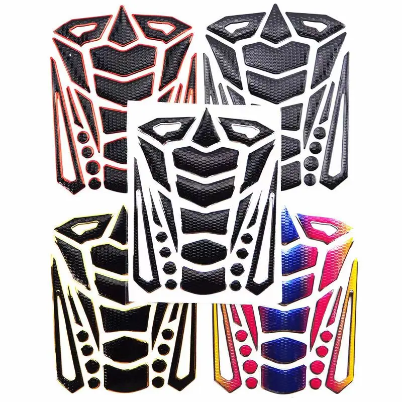 Universal Fuel Tank Sticker for Motorcycle Tank Pad Fish Bone Mat Oil Gas Tank Protector Motorcycle Cover Decal Decoration