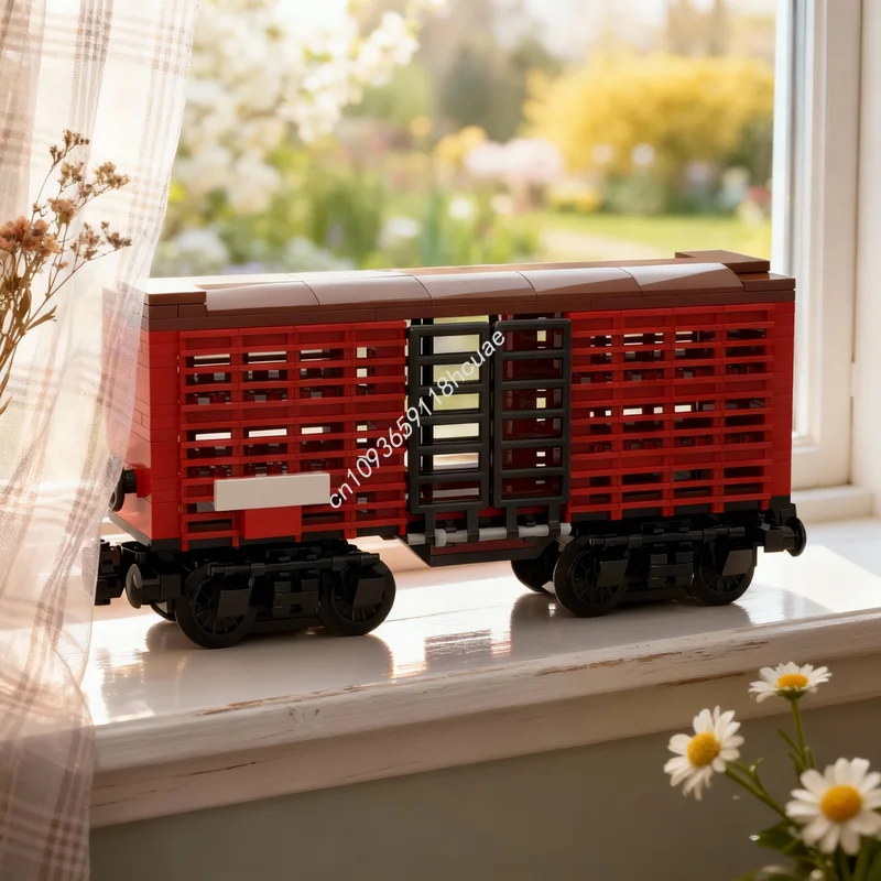 321pcs MOC Sandy River Rangley Lakes Stock Car Train Model Building Toys Blocks Architecture Idea Christmas Gift Education