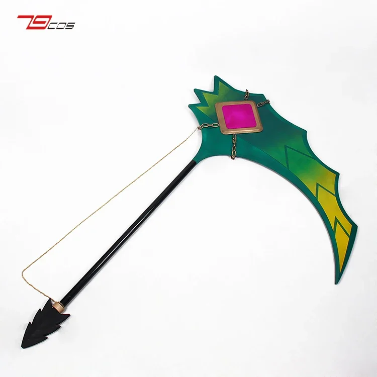 

Licorice Biscuits Sickle Cookie Run Prop Cosplay Weapons Halloween Christmas Party Props for Comic Show