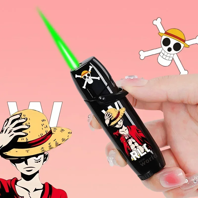 New Cartoon Gradient Rocker Arm Inflatable Lighter Windproof Jet Turbine Torch Portable Lighter for Men and Women Smoking Gifts - Image 5