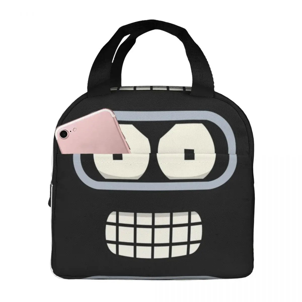 Futuramas Cartoon Comic Insulated Lunch Bag Food Bag Portable Cooler Thermal Lunch Boxes For Travel
