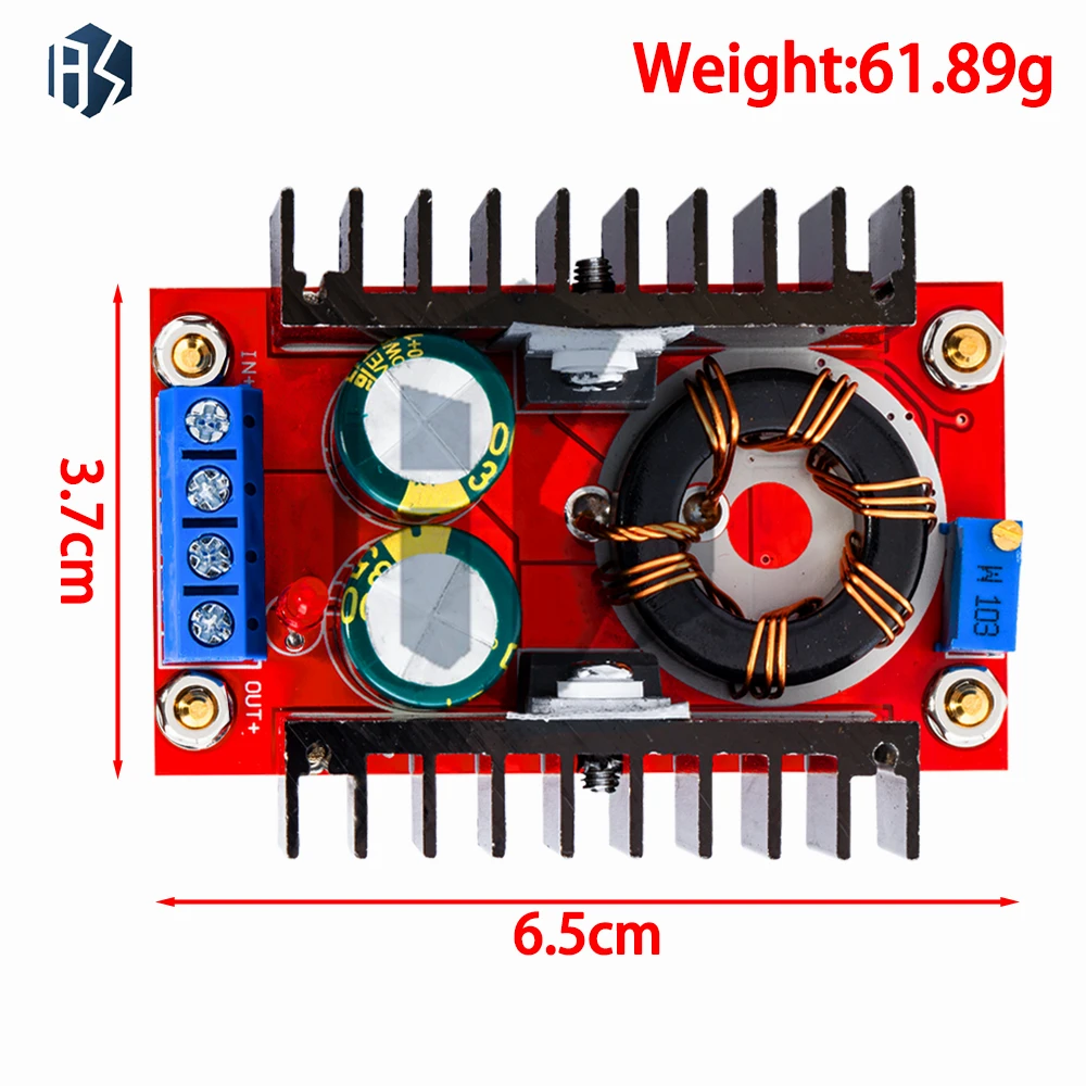 Módulo conversor Boost/Buck XL4016 DC-DC 9A 300W - Fonte de alimentação step-down/step-up de 5-40V a 1,2-35V
