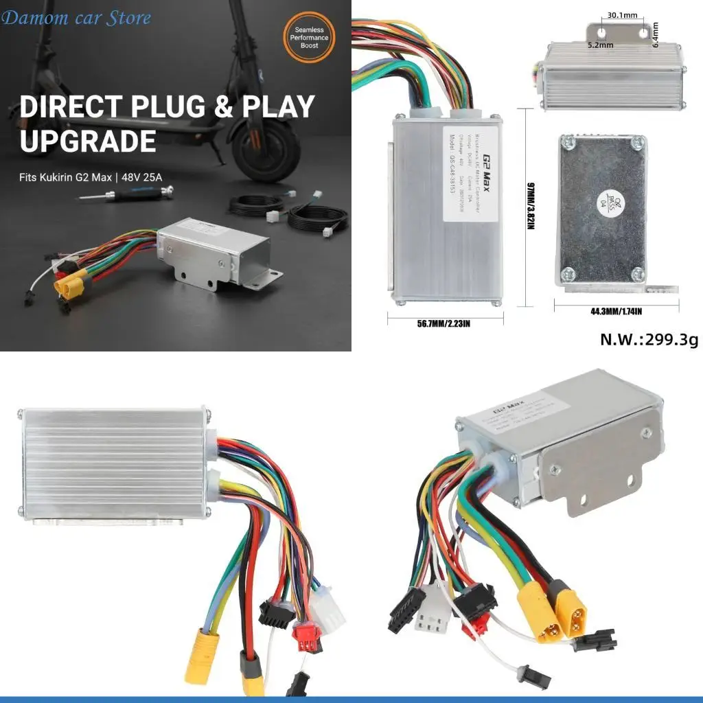 

A2UC Electric Scooter Controller 48V 25A Motor Regulator For Kukirin Vehicle