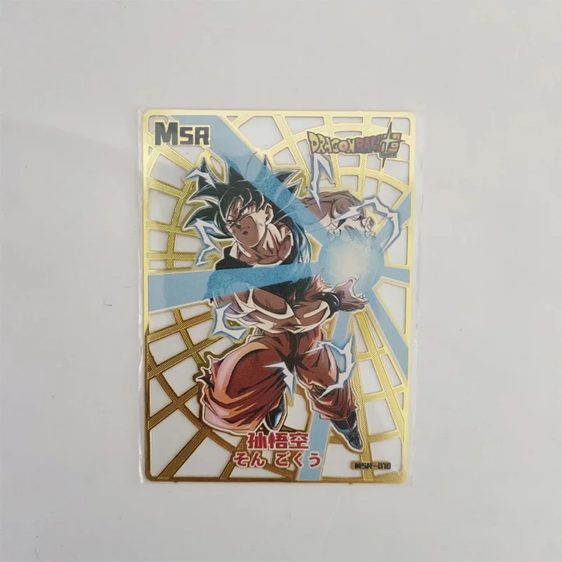 أنيمي لعبة دراغون بول SSP EX MSR بطاقات Son Goku Gogeta Vegeta Iv Frieza تحصيل بطاقات عيد الميلاد هدايا عيد الميلاد لعب الأطفال