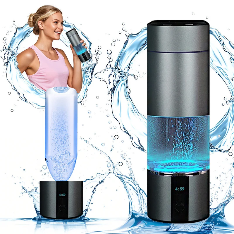 

Hydrogen Water Cup Electric Healthcare Hydrogen Water Generator Bottle Titanium Quality Filter Portable Antioxidant Lonizer