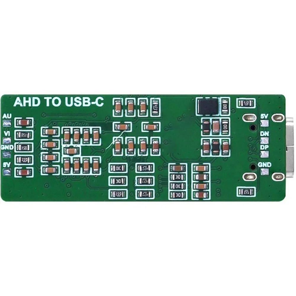 HOT!A72T 5Pcs AHD To USB-C Plug And Play USB Driver-Free,For AHD Video Signal And Audio Input,For Windows , Android And Macos