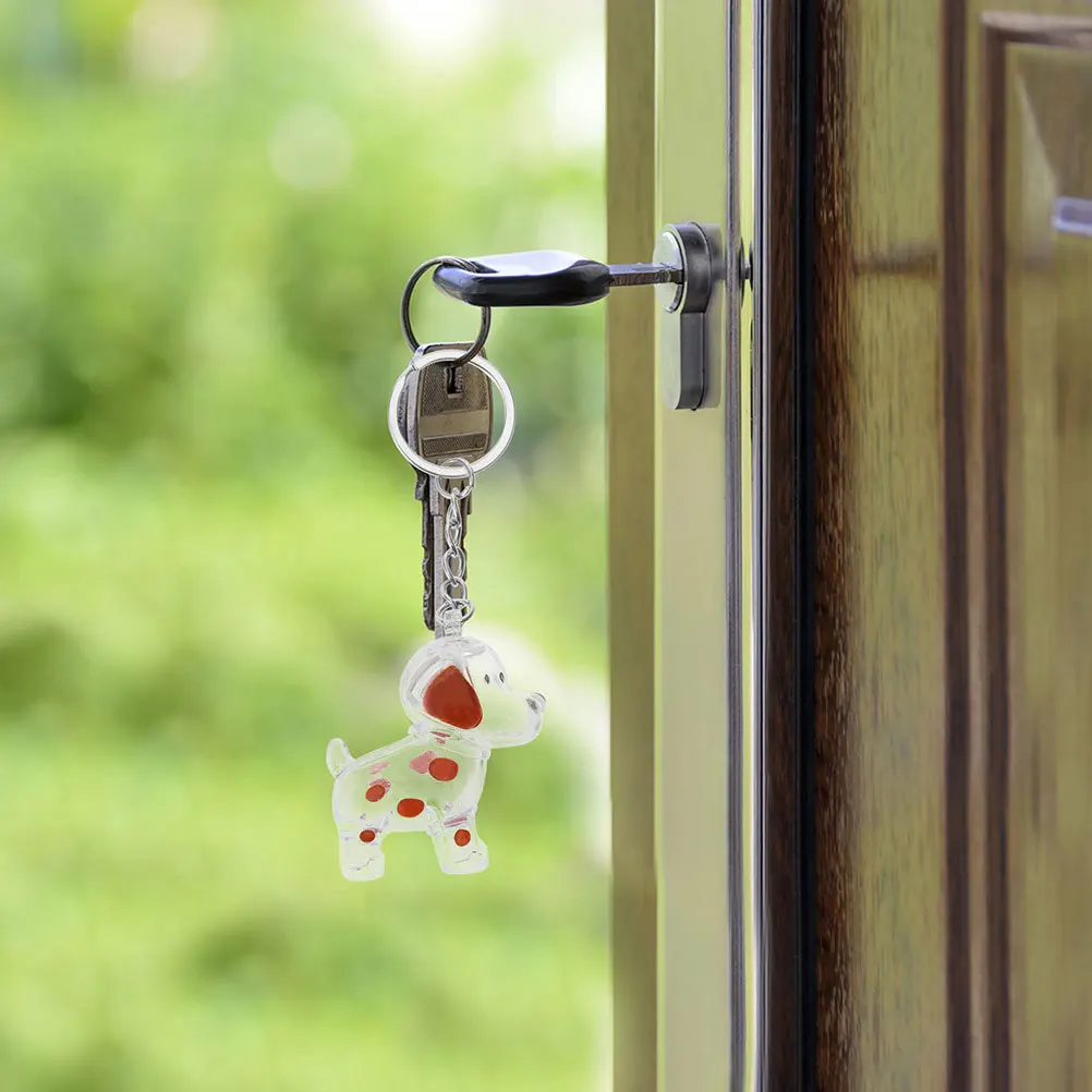 

2Pcs Pet Hair Keepsake Memorial Box Dog Puppy Keychain Storage Charm Pet Commemorative Ornament Pets Hair Memorial Keychaiin