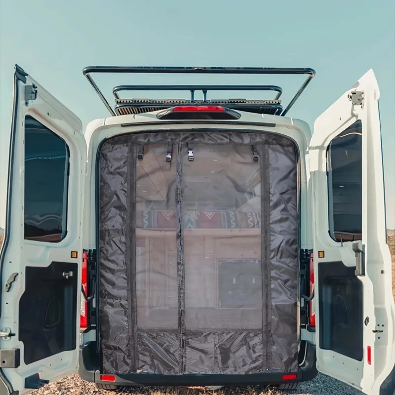 Car Accessories Fly Screen For Standard Roof Camper Van Bug Mesh Mosquito Net RV Side Door Mosquito Curtain Insect Screen