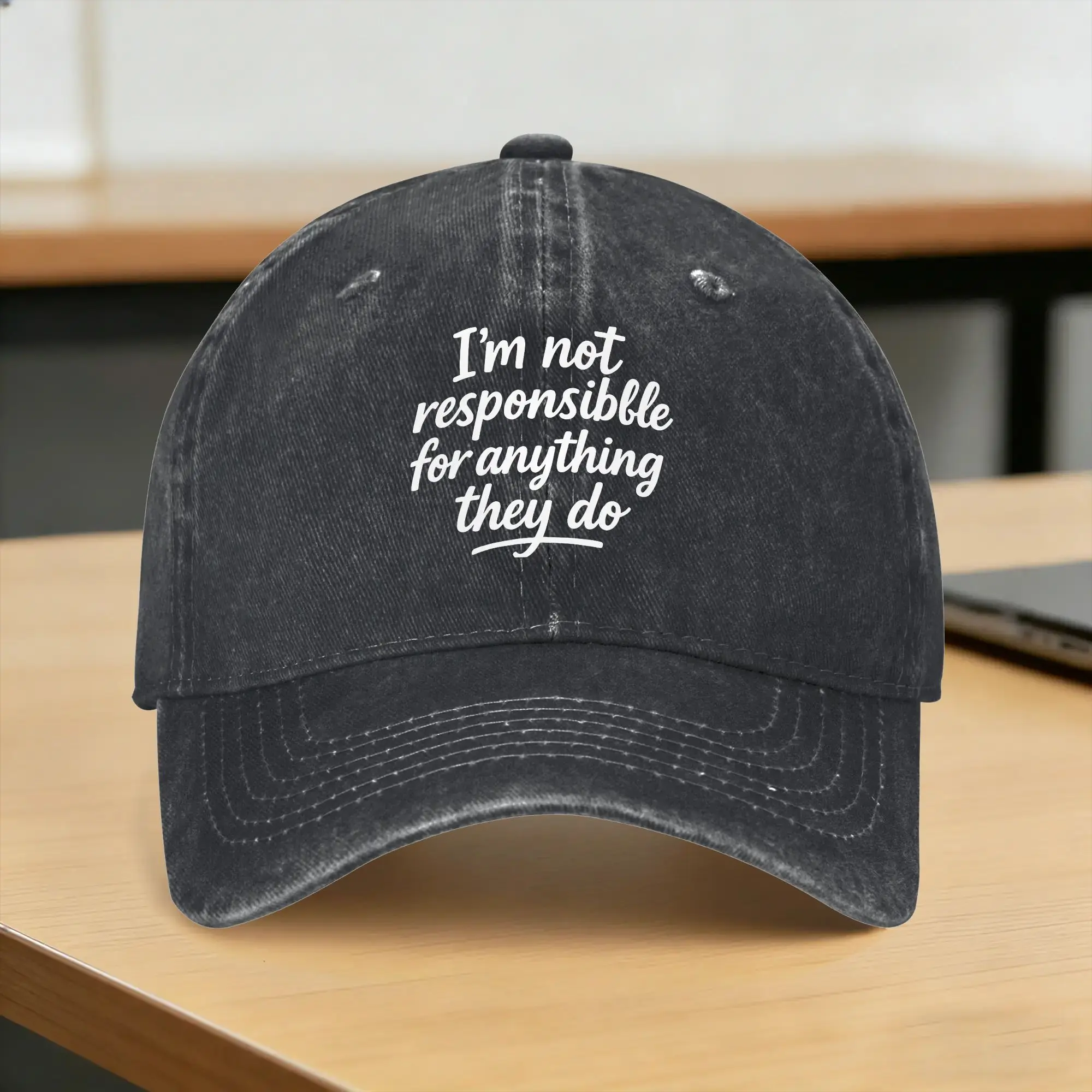 I‘m Not Responsible for Anything They Do Casual Baseball Cap For Female Male Summer  Outdoor Sport Hip Hop Hats Baseball Caps