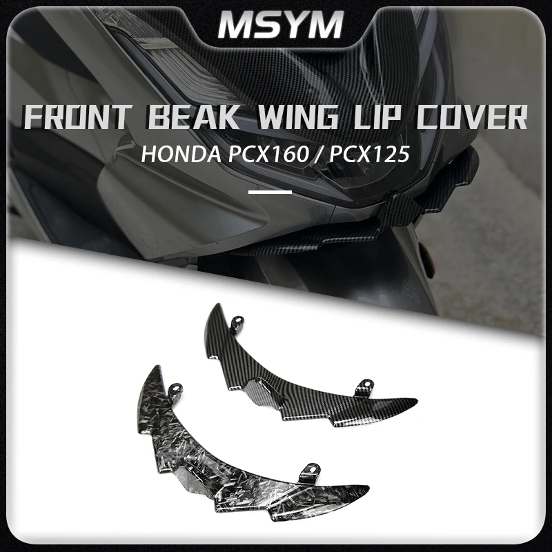 

For Honda PCX160 PCX125 PCX125 160 pcx160 Motorbike Front Wheel Fender Beak Nose Cone Extension Cover Extender Cowl Accessories