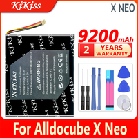 9200mAh KiKiss Battery For Alldocube Cube X Neo Tablet PC Replacement Accumulator 7-Wire Plug