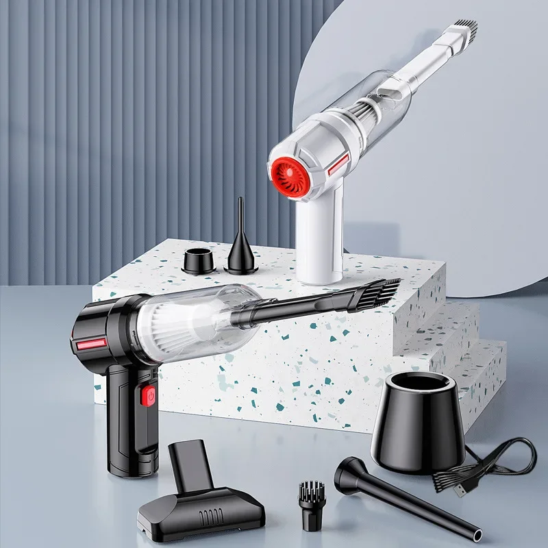 

Car Vacuum Cleaner Strong Suction Wireless Vacuum Cleaners Handheld Vacuum Cordless Robot Car Home Electrical Appliance