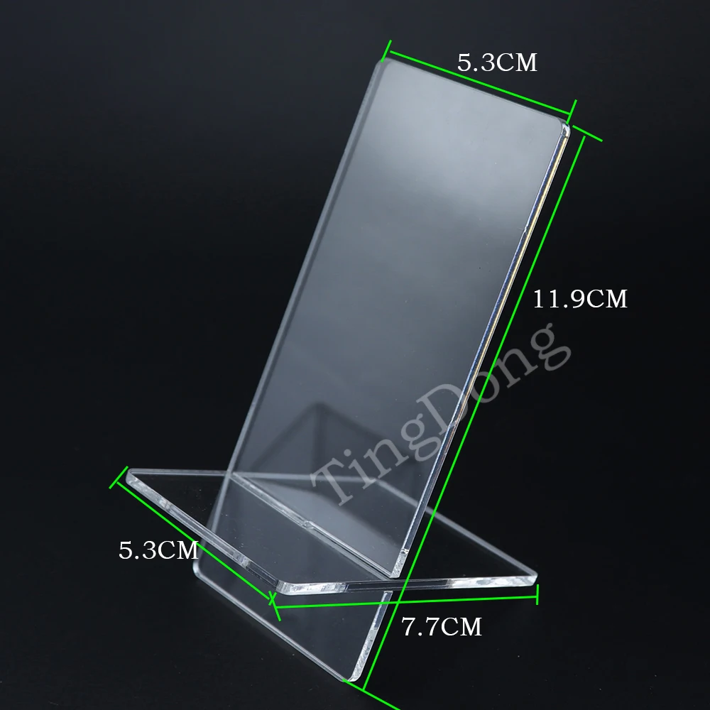 Acrylic Plastic Transparent Stand Shelf Window Counter Display Showcase For PSV Game Console Phone Holder Tablet Bracket Tray