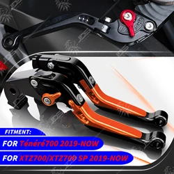 JDSTUNING For Yamaha Ténéré700/TENERE700/XTZ700/SP 2019-NOW Clutch Lever Brake Lever Set Adjustable Folding Handle Levers Parts