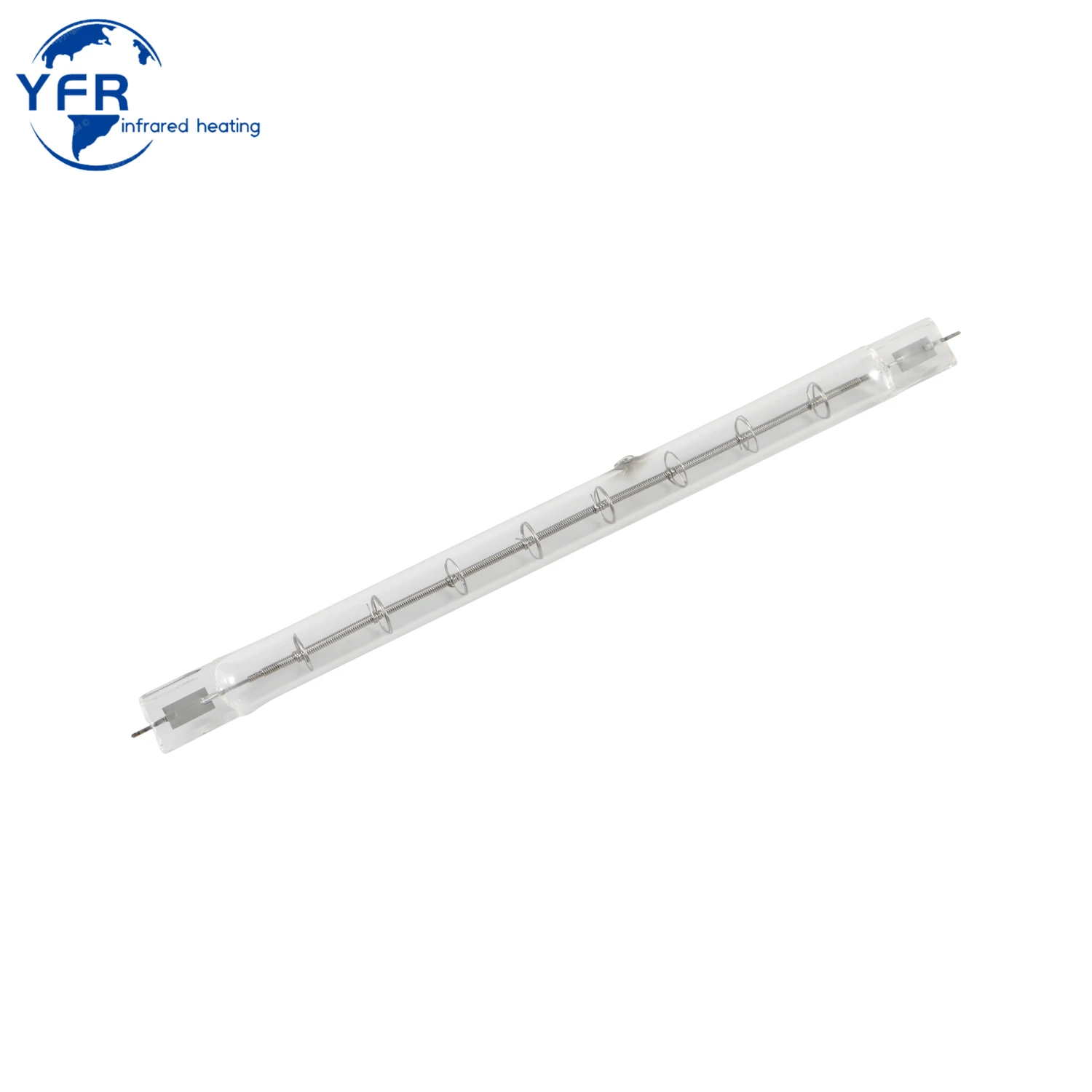 Halogen infrared heating lamp 1000W 220V Suitable for food heating and industrial drying, it provides uniform heat distribution.