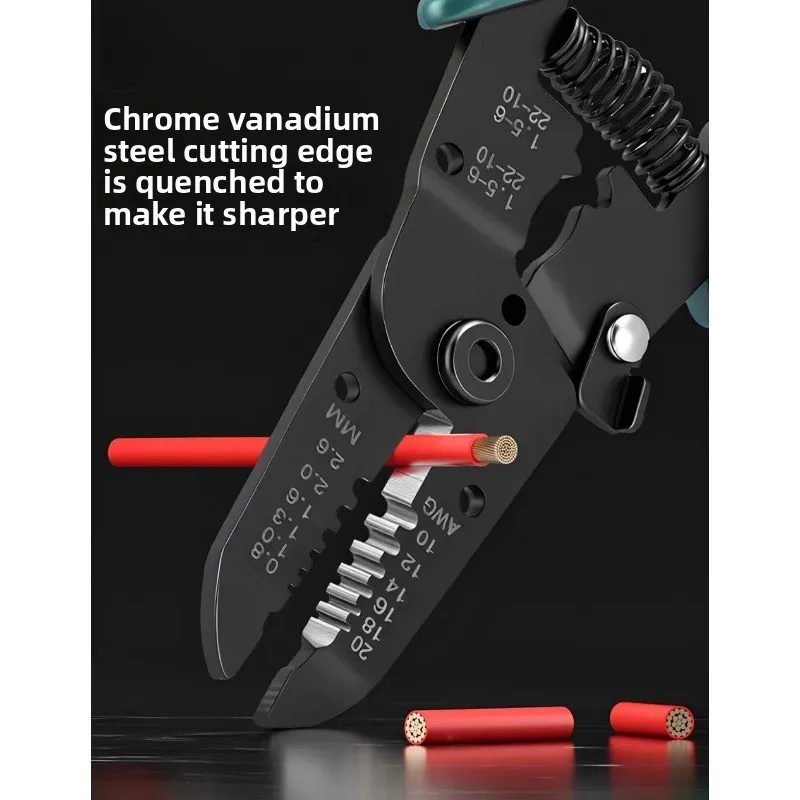Multifunctional Wire Stripping Pliers 8PK-3161/3162 - Wire Removal And Insulation Stripping Tool for Electrical Work