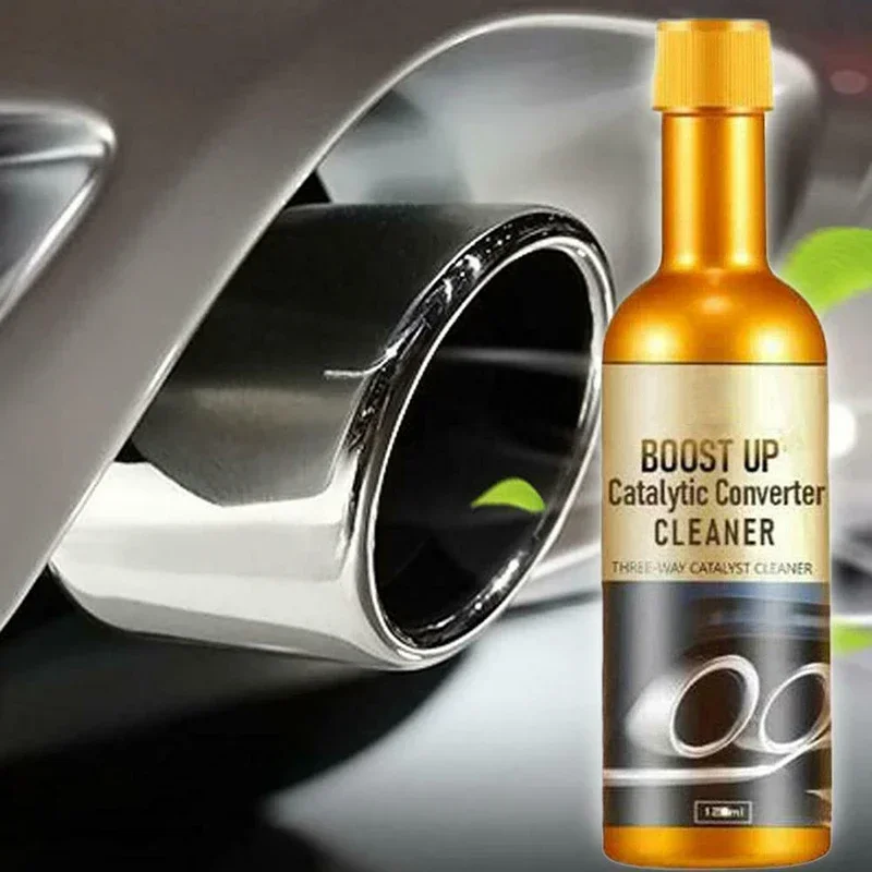 Boost Up Engine Catalytic Converter Cleaner 120ML for Vehicle Engine Deep Cleaning Multipurpose Removal Carbon Deposit