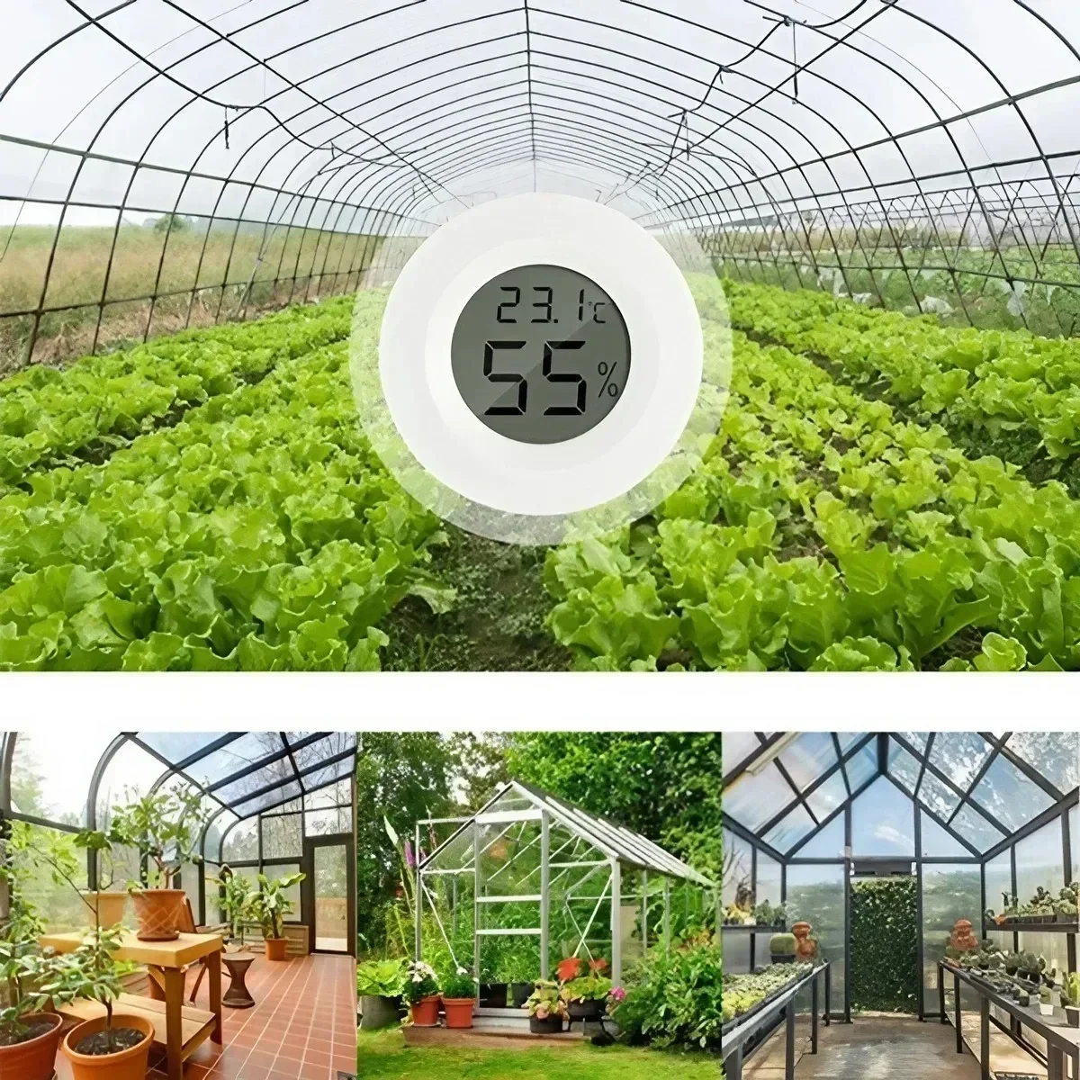 Digital LCD Thermometer Hygrometer Indoor Outdoor High Precision Household Temperature Sensor 1PC