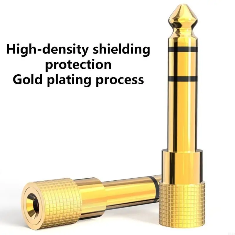2025 محول سماعة رأس محترف جديد من 6.5 مم إلى 3.5 مم/3.5 مم إلى محول محول من 6.5 مم