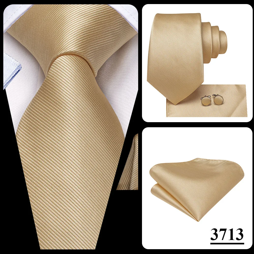 Herrenmode Einfarbiges Grün-Blaues Krawatten-, Taschentuch- und Manschettenknopf-Set für Smoking-Accessoires Klassische Luxus-Seidenkrawatte als Geschenk für Männer – Detail 15