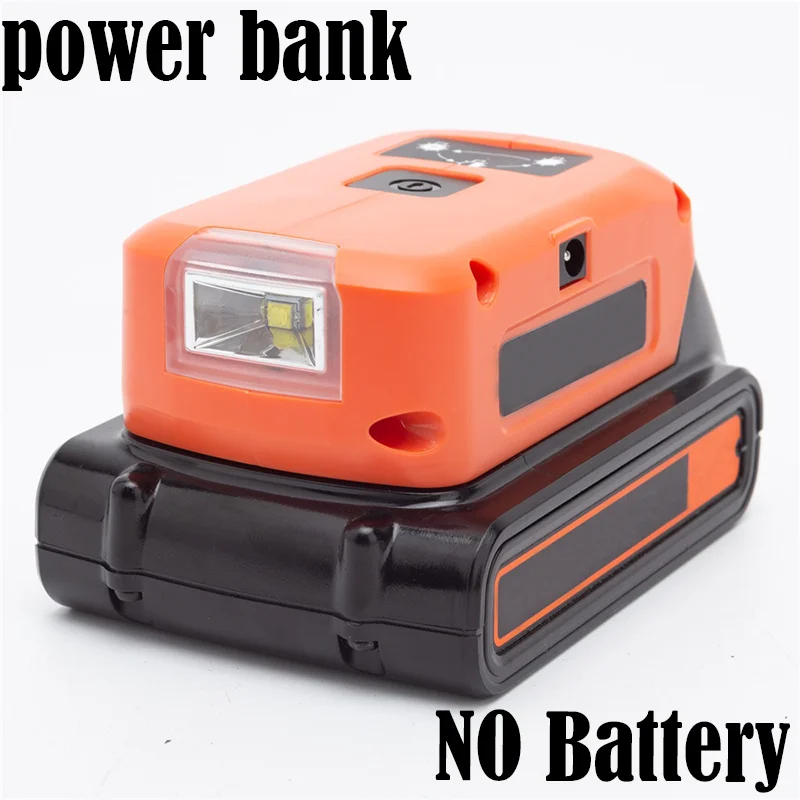 For BLACK+DECKER 18/20V lithium battery power bank portable outdoor charging（NO Battery）