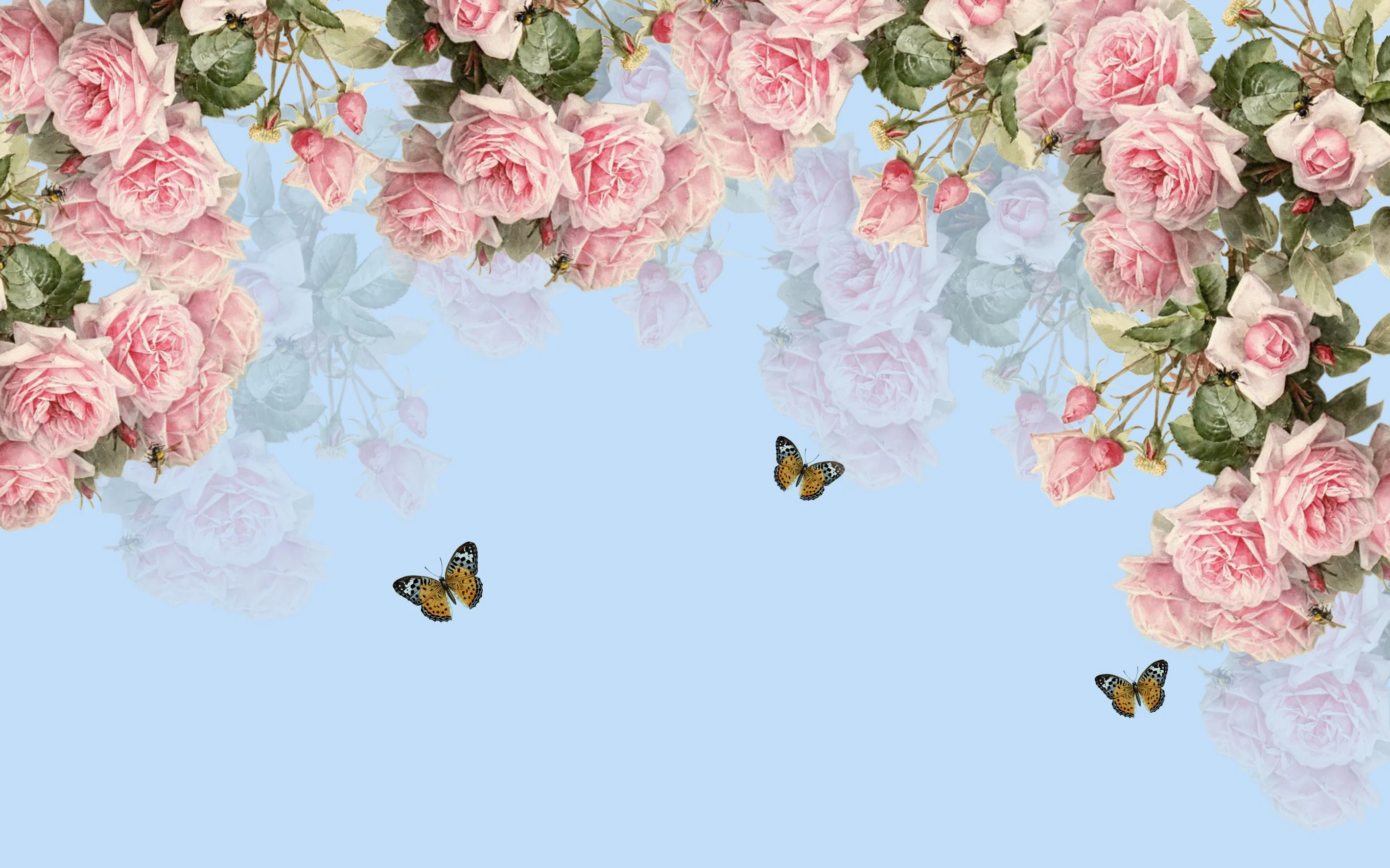 

Custom 3d wallpaper mural European modern fashion flower butterfly white marble Hotel background wallpapers home decor