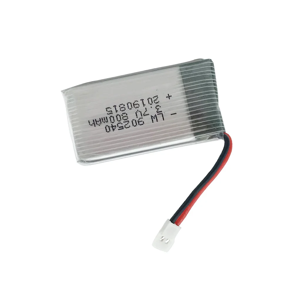 3.7V 800mAh 902540 リポバッテリー Syma の X5C X5SC X5SW トップ販売 Q7 RC Quadcopter ドローンスペアパーツ 3.7V XH2.54 プラグバッテリー