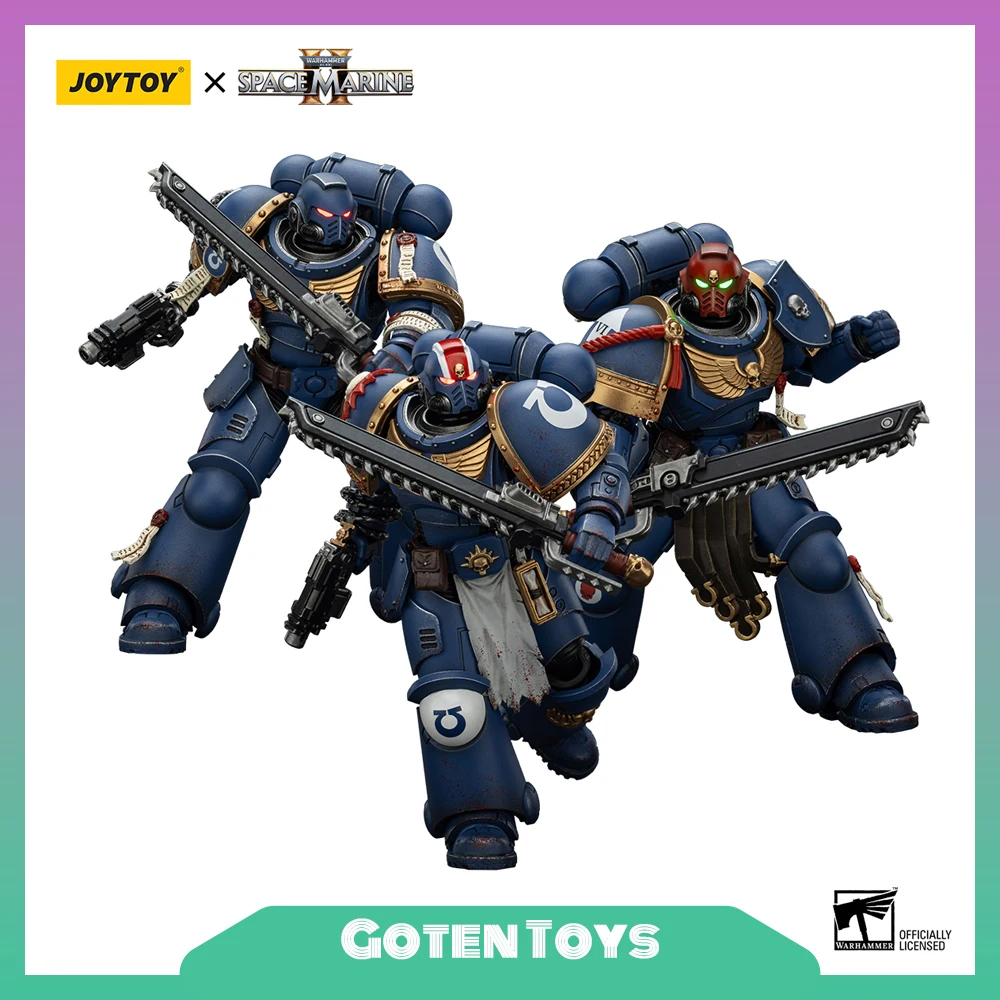 

JOYTOY Warhammer 40K Ultramarines Collectors Edition 1/18 Action Figures Collectible Model Desktop Decor Birthday Gift Toys