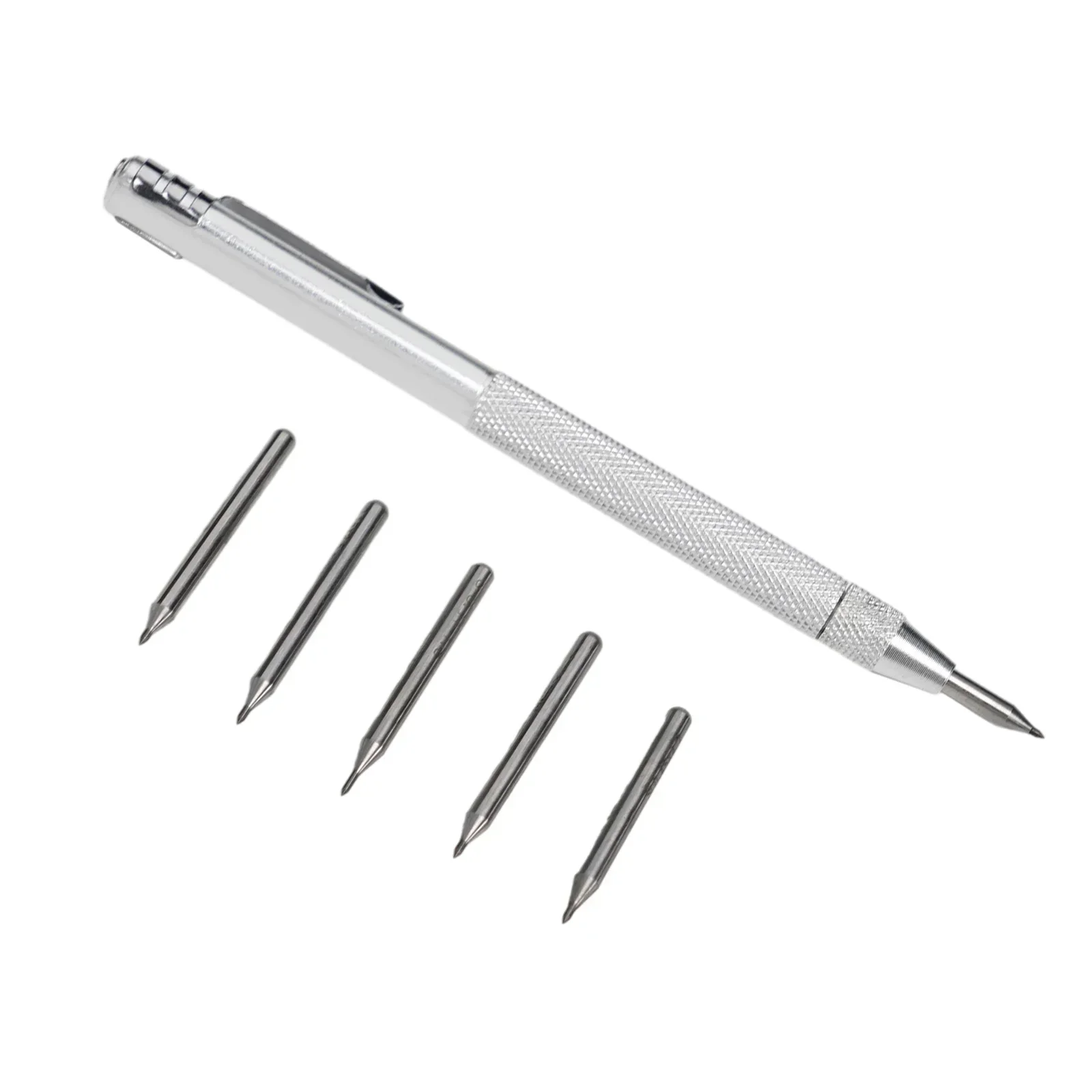 6Pcs Scriber Engraving Pen Tungsten Steel Tip Marker For Glass Ceramic Metal Engraving Marking Tools Hand Tool