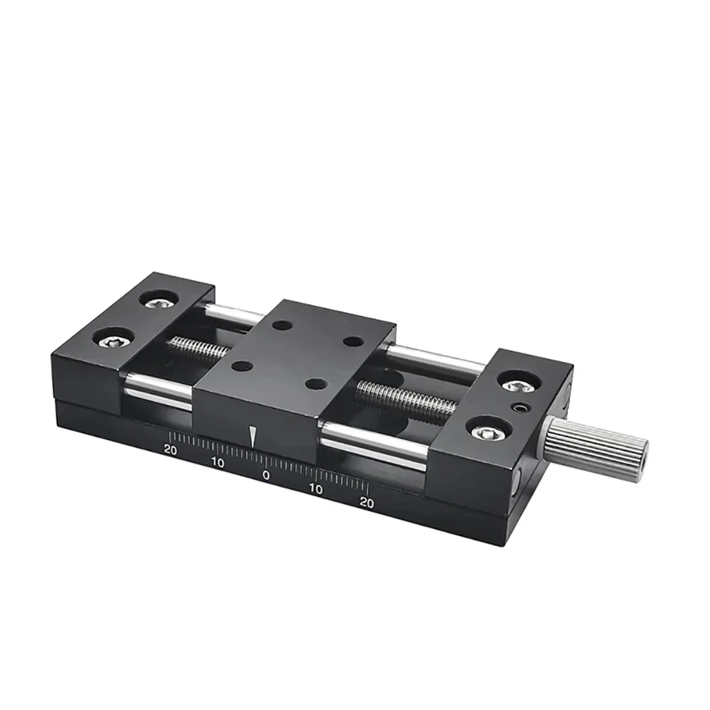 Manual X Axis Linear Stage Fine‑Tuning Precision Sliding Table Micro Translation Stage Experiment Platform Stroke 35/65/95MM