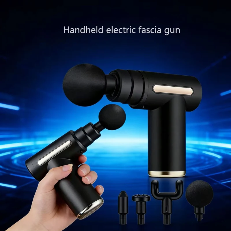 

Портативный компактный массажер для расслабления мышц, фасциальный пистолет для массажа, фитнес-массажер, ручной массажный пистолет