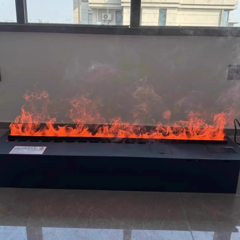 5 Years Warranty Length 3D mist led steam water vapor electric led fake fire flame light fabric fireplace
