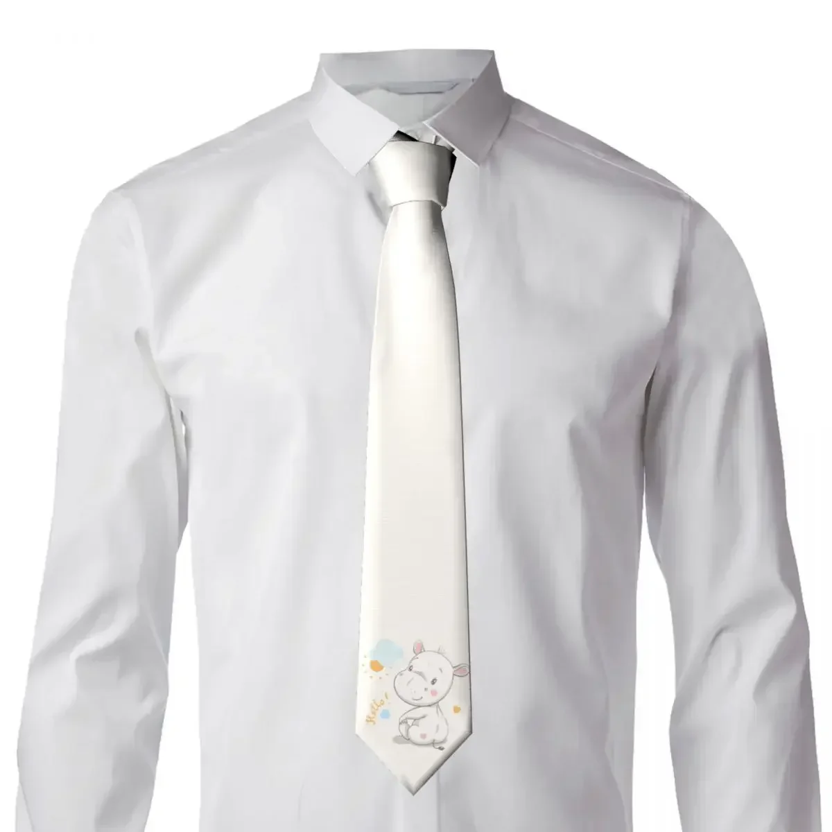 رجل التعادل سليم نحيل لطيف فرس النهر ربطة العنق أزياء ربطة العنق نمط الحرة الرجال التعادل حزب الزفاف #4