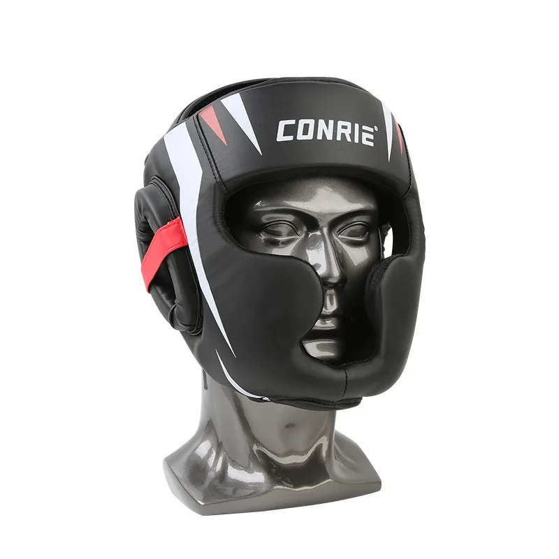 

Professional Boxing Head Protection Sanda MMA Helmet Combat Competition Thick Karate Muay Thai Guantes Face Mask