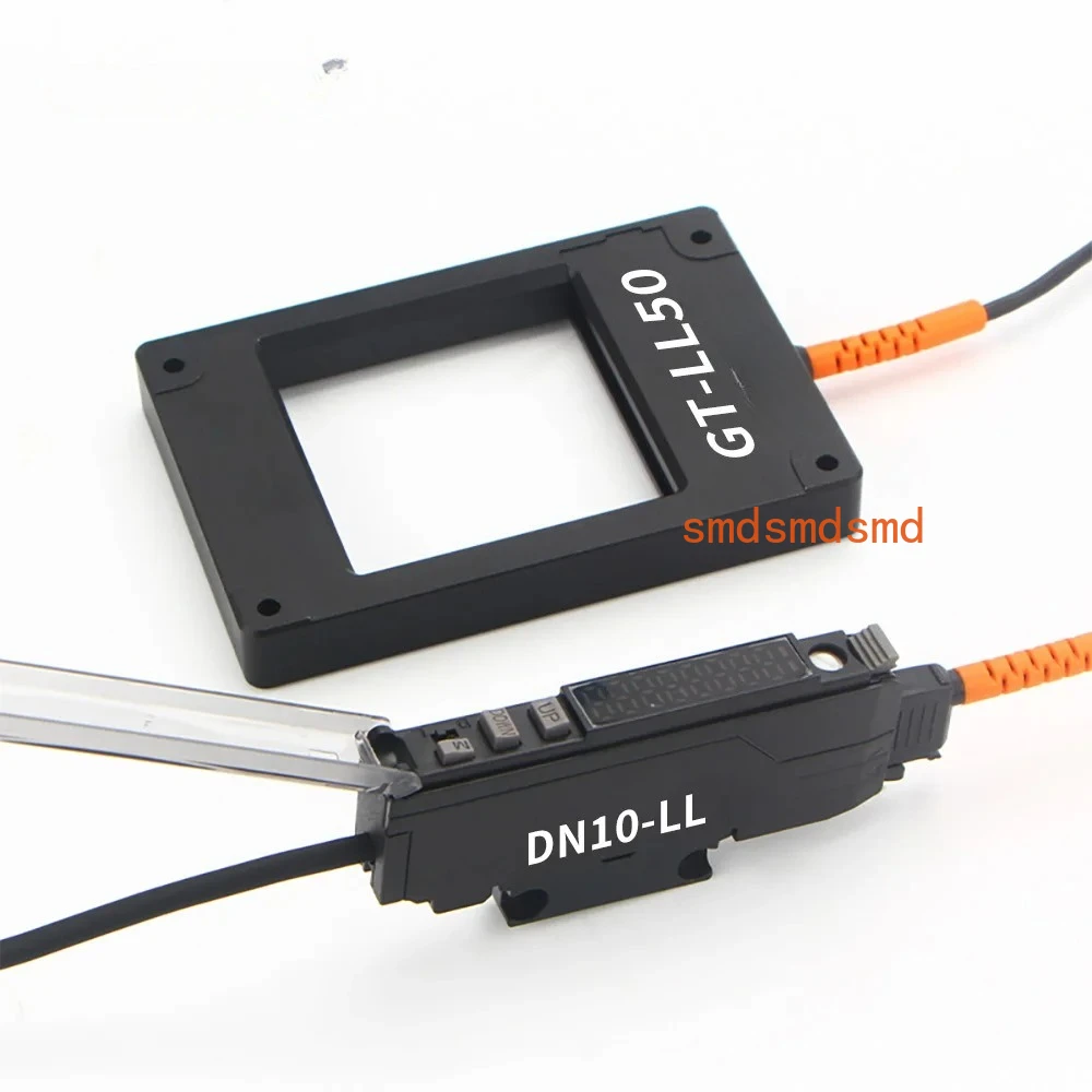 Fiber Optic Sensor Window Type 12-24V DC 20*20mm 50*50mm 120*120mm Optical Photoelectric Switch for Blanking Detection