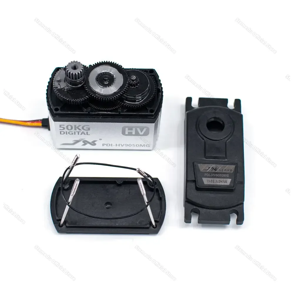 JX PDI-HV9050MG 50KG Angolo di 160 Gradi Ad Alta Precisione Metal Gear Servomotore Standard Digitale Per Auto Robot UAV Hobby Educazione
