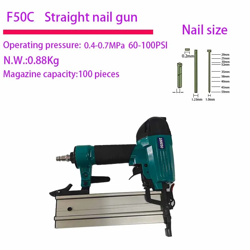 Durable High Strength Penetrating Nail - F50C 18GA (20-50mm) for furniture making/woodworking/footwear industry