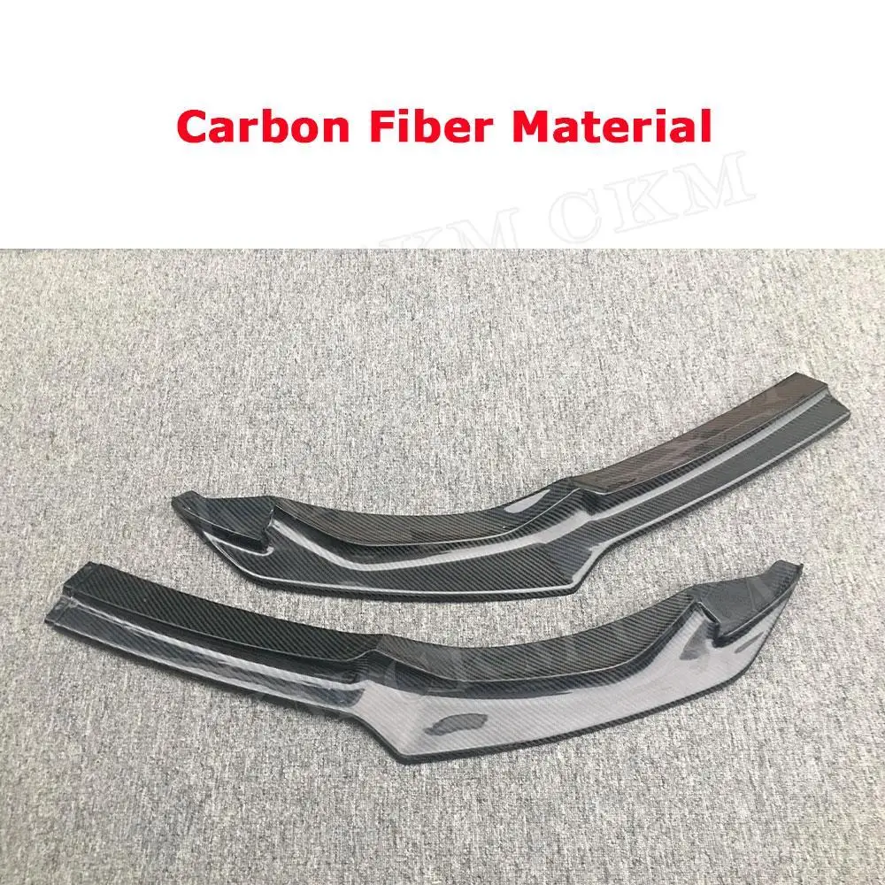 

Rear Carbon Fiber Car Front Bumper Lip Chin Splitter Cover Trim Spoiler for BMW 3 4 Series F80 M3 F82 F83 M4 2015-2020