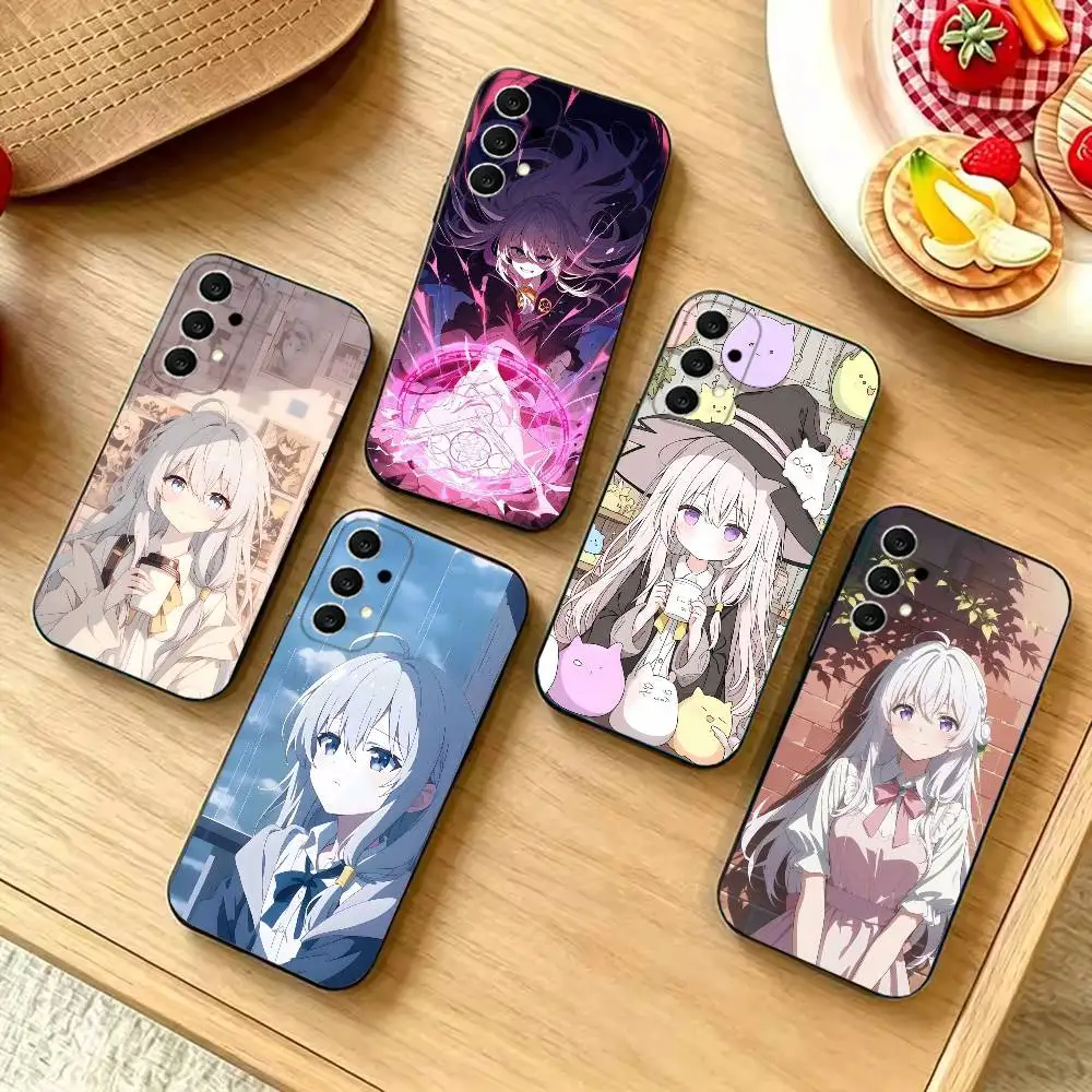 Wandering Witch Elaina Phone Case For Samsung S26,S25,S24,S21,S22,S23,S30,Ultra,S20,Plus,Fe,Lite,5G Black fashion Cover