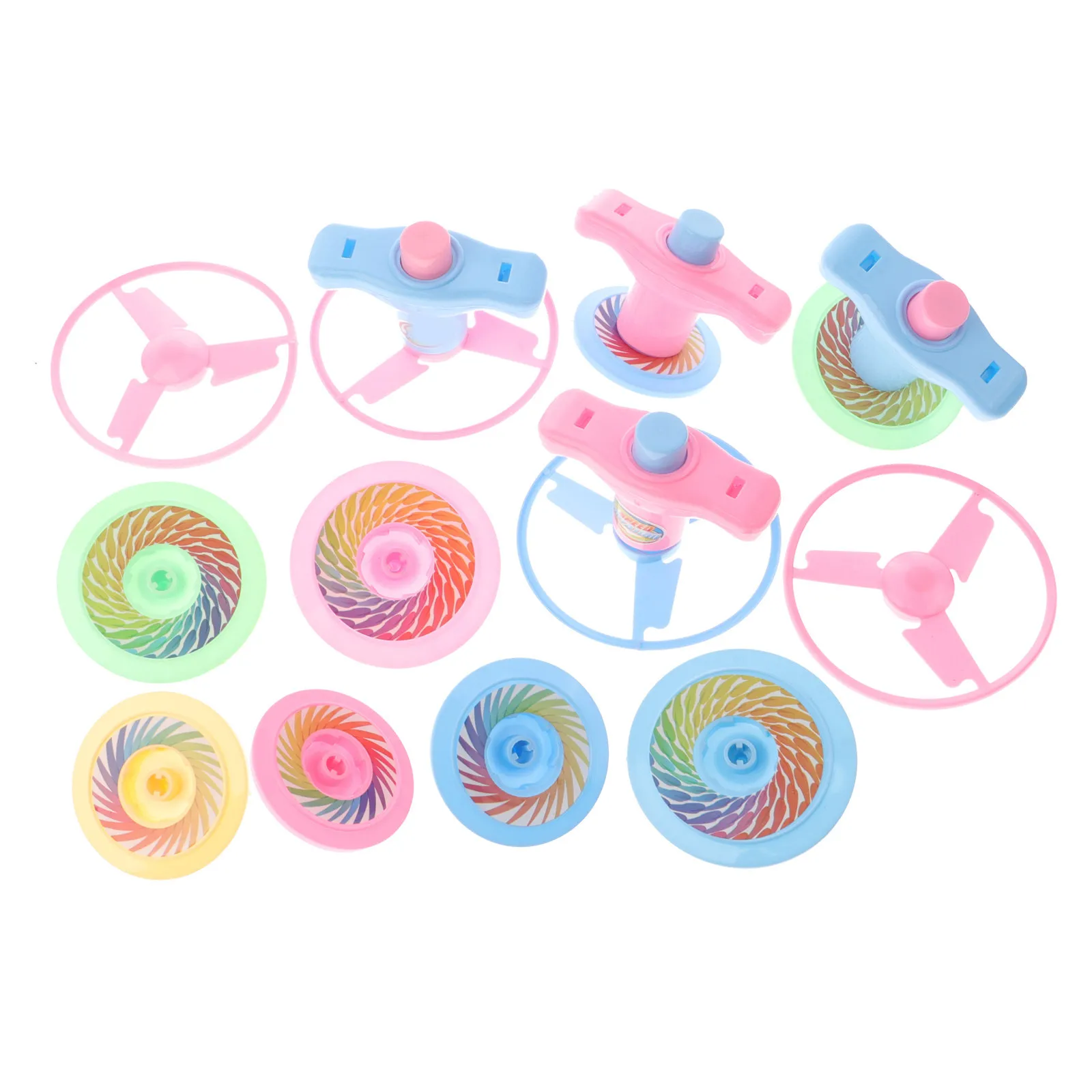 

Набор из 4 летающих тарелок-катапульт: Вращающаяся игрушка-летающая тарелка для детей, мальчиков и девочек, веселая игра, подарок