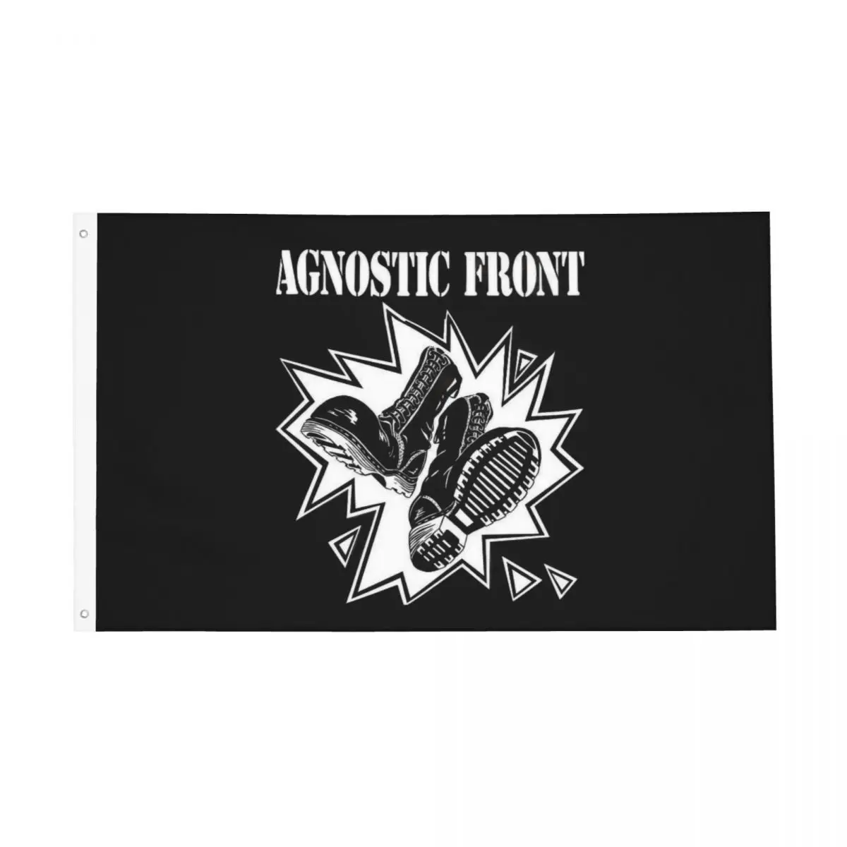 Hardcore Punk Band SKINHEAD BOOTS Rock Flag Banner All Weather Agnostic Front Decoration Double Sided 60x90 90x150cm Flags