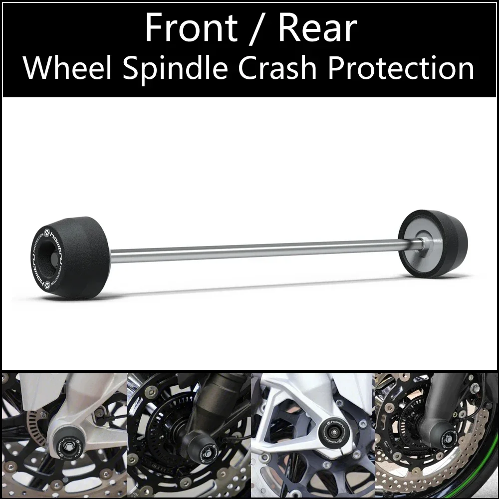 

Front Rear wheel Spindle Crash Protection For Triumph Speed Twin / Scrambler 1200 XE XC / Thruxton R T120 / RS / T120 2016-2023