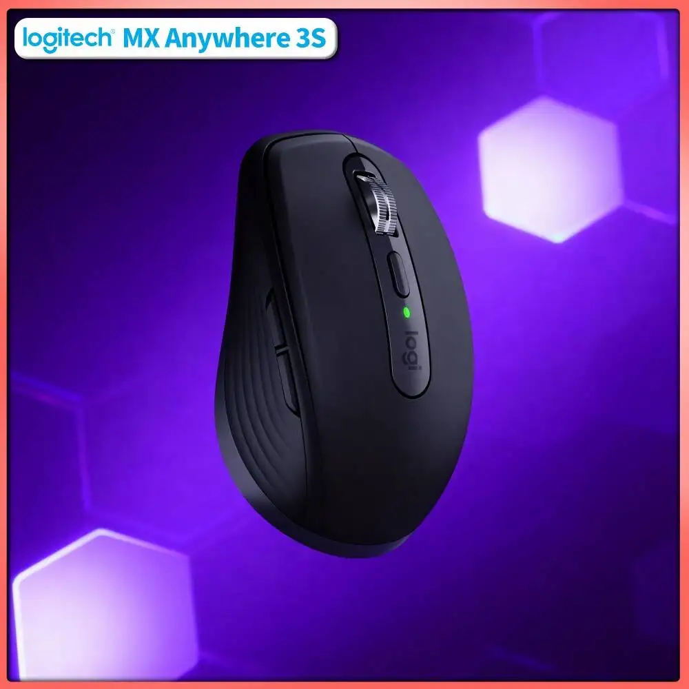 Portable MX Anywhere 3S - 8000 DPI, Silent Click Buttons, Compact Shape, Perfect for Jewelry Market Weekend Showcase Booth