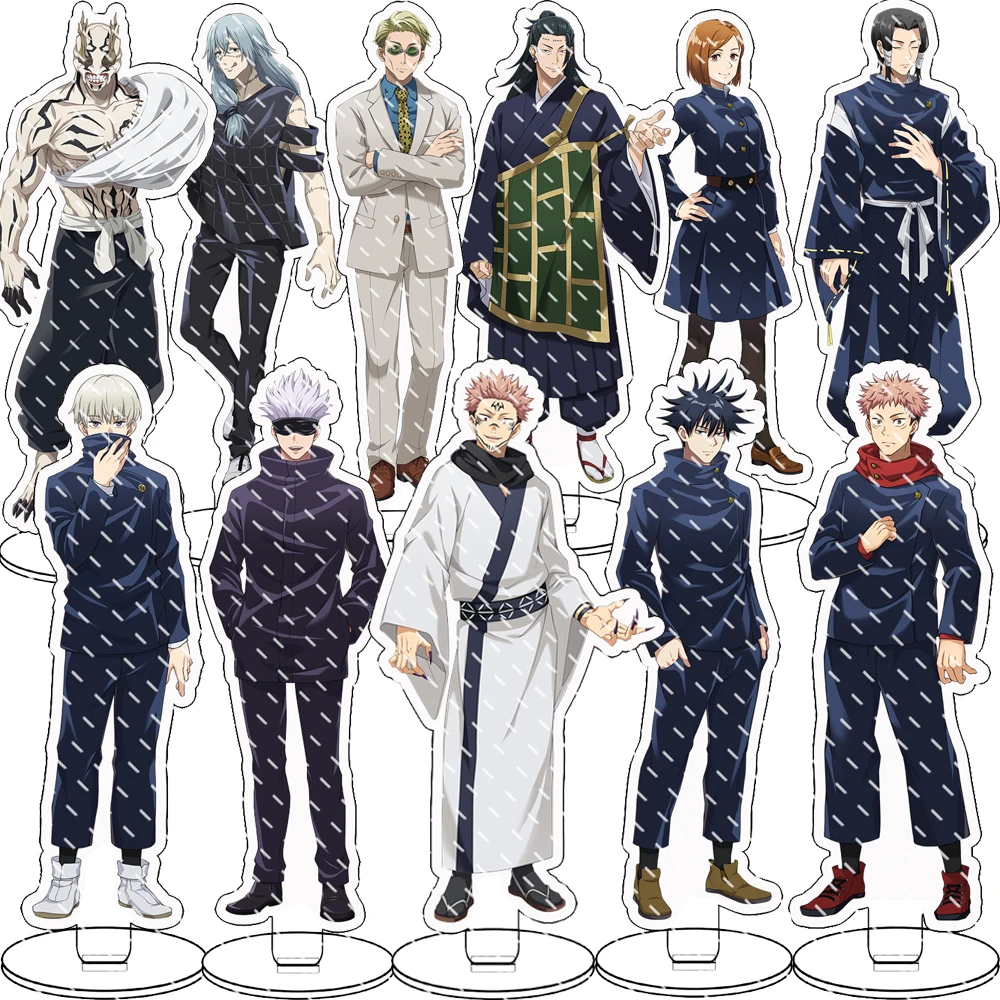 Jujutsu Kaisen Anime Figure Acrylic Stand, Itadori Yuji, Fushiguro Megumi, Gojo Satoru, Ryomen Sukuna, Desk Decor, Standing Mode