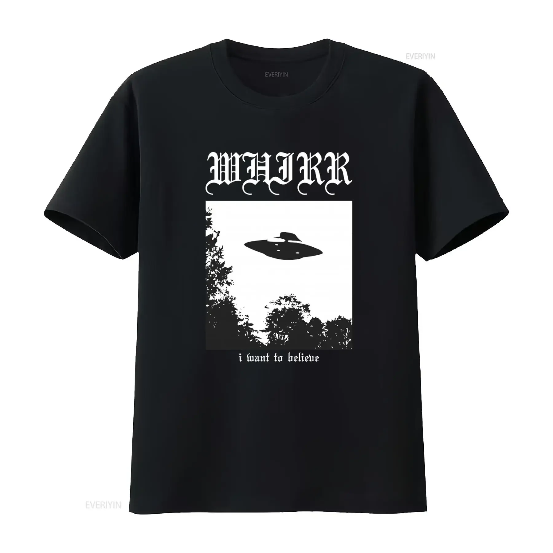 Whirr I Want To Believe Album Cotton T Shirt UFO Print For Fan S 5XL vintage Washed graphic streetwear Stylish Comfortable