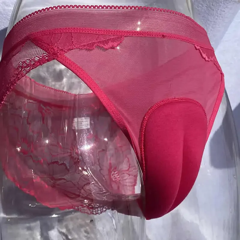 LGBT Control Panty Hiding Gaff lingerie Underwear Crossdresser Transgender Shemale Camel Toe Briefs Sissy Panties