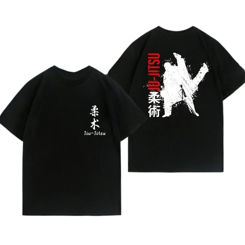 Brazilian Jiu-Jitsu Wrestling Combat Martial Arts T-shirt Cotton Summer Men's Clothing Women's Clothing 2026 New T-shirt