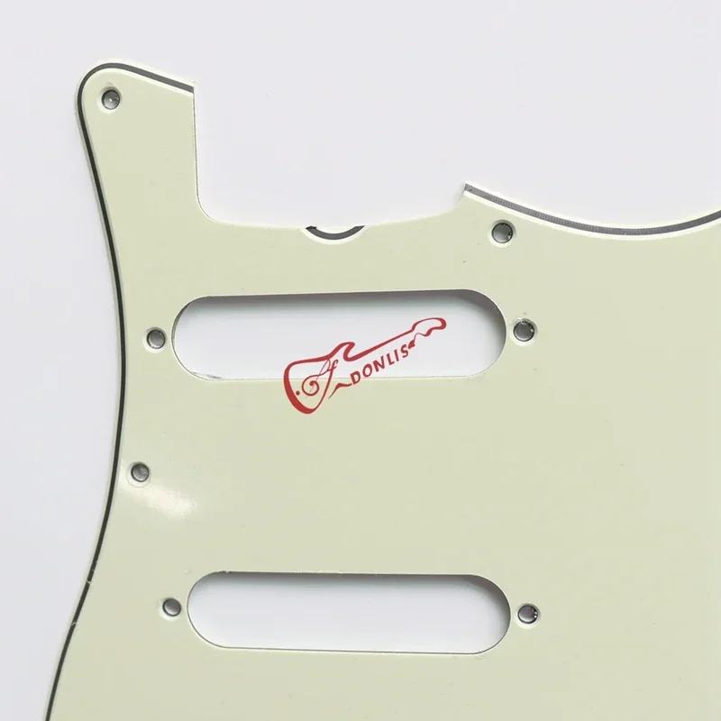 Donlis-Vintage SSS سميكة النعناع الأخضر ST الغيتار Pickguard ، 52 ، 11 ثقوب المسمار countered