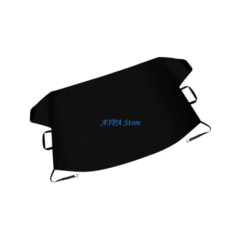 U13C Windshield Guard Protector Cover Make of 600D Thicken Fabric Featuring Rain and Easy Setups