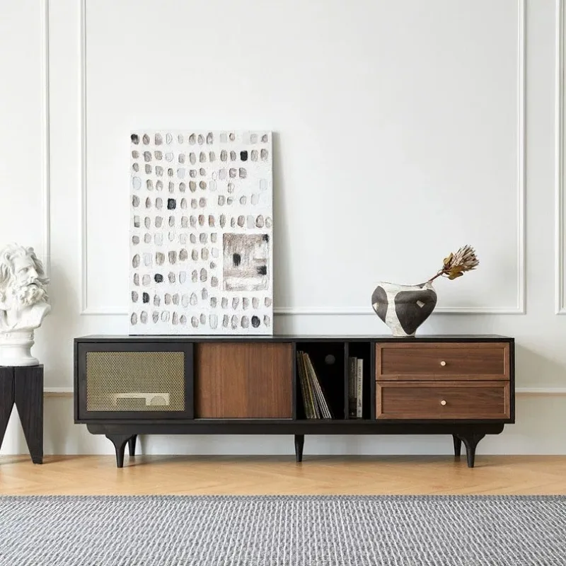 Scandinavische, vintage tv-kasten, kluisjes